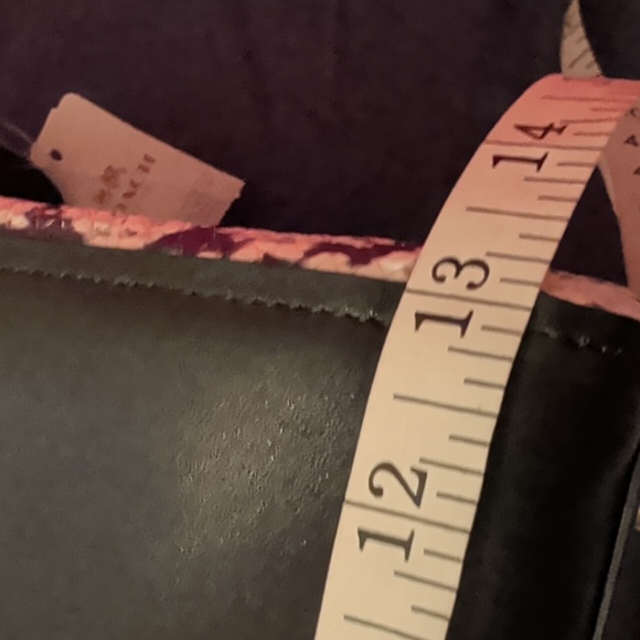 COACH Color Block Exotics Swagger Carryall LI/Black Satchel Black Multi NWT - Picture 12 of 12